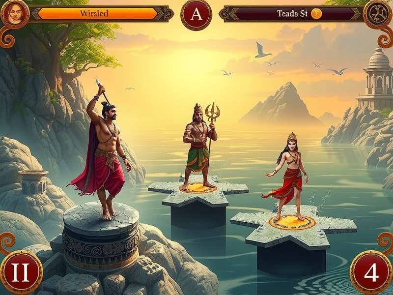 Ganges Eternal Quest game screenshot showing mythological characters
